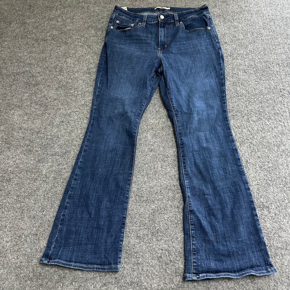Levi's Jeans Womens Size 32 Blue 725 High Rise Bootcut Slim Fit Dark Wash Denim